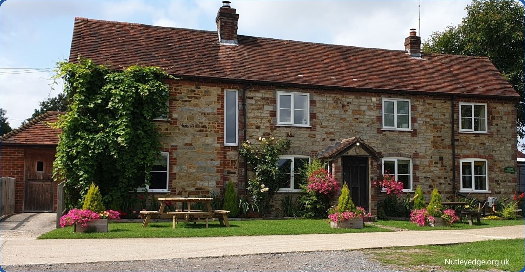 The farmhouse at Nutley Edge where our group holidays are  held.